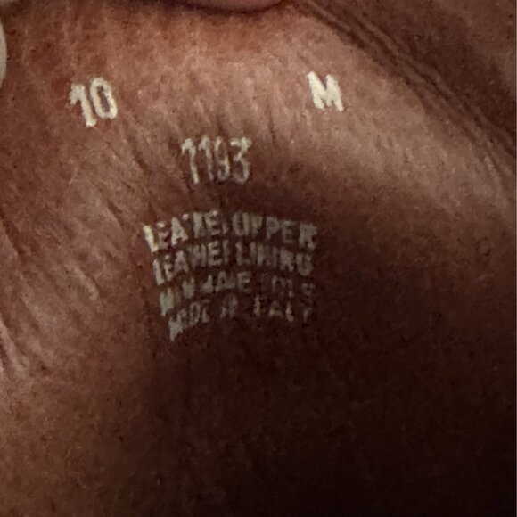 Men’s Skechers Made in Italy Leather Oxfords — Brown — Size 10M - Picture 12 of 13